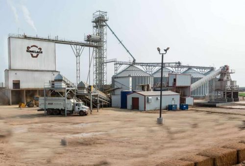 The Mill and Buildings at Dinklage Feedyards Proctor Division